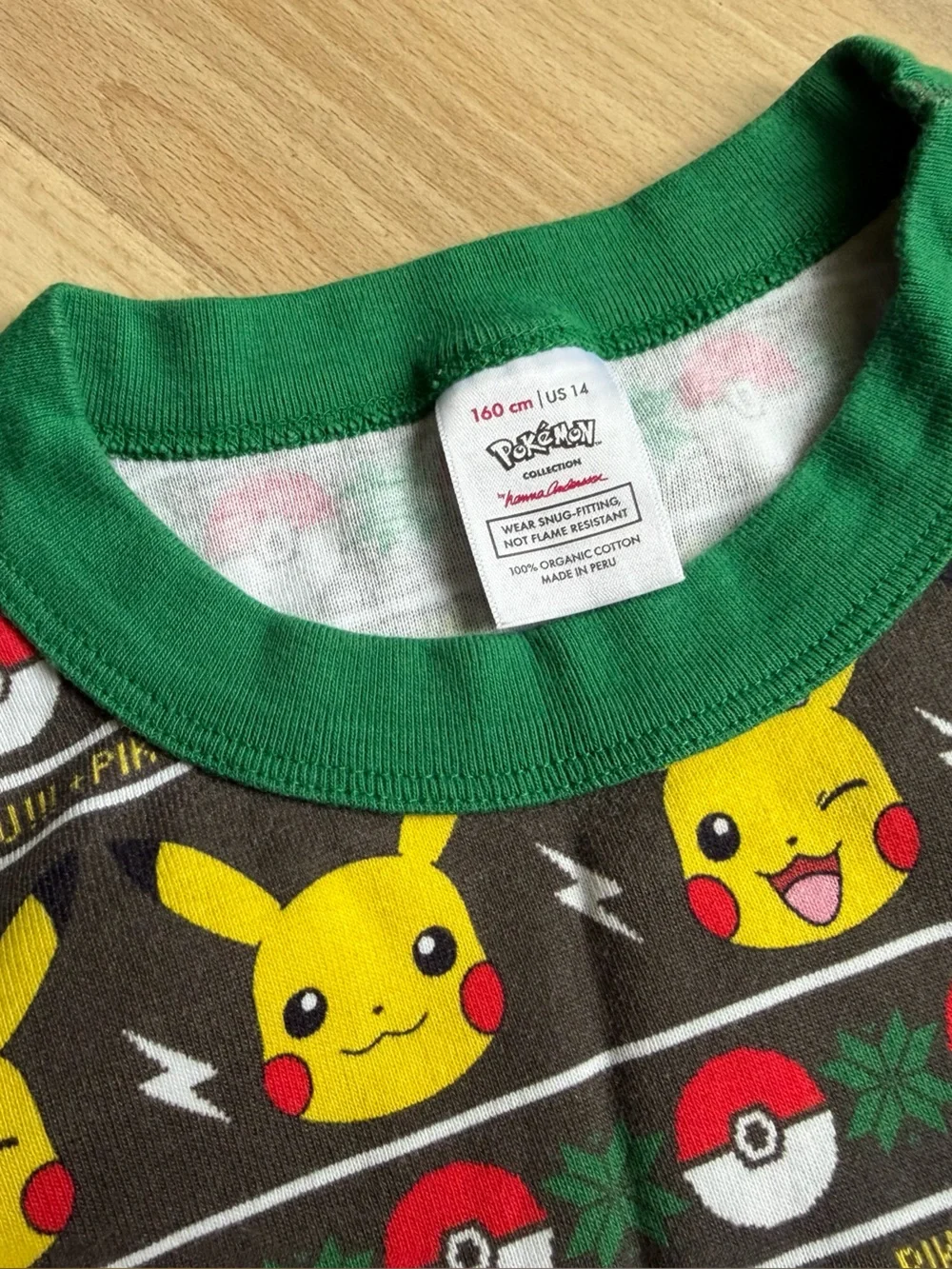 Hannah Andersson Kids Pikachu Christmas pajamas